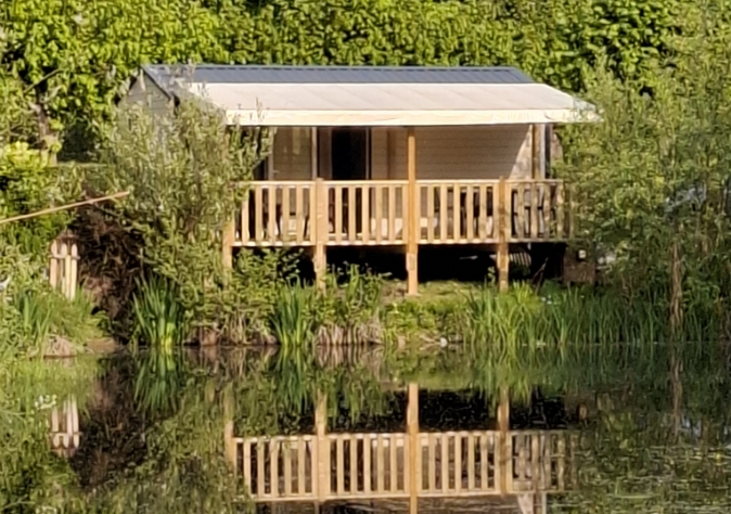 Vue dumobil-homes 2 chambres la Potentille des Marais